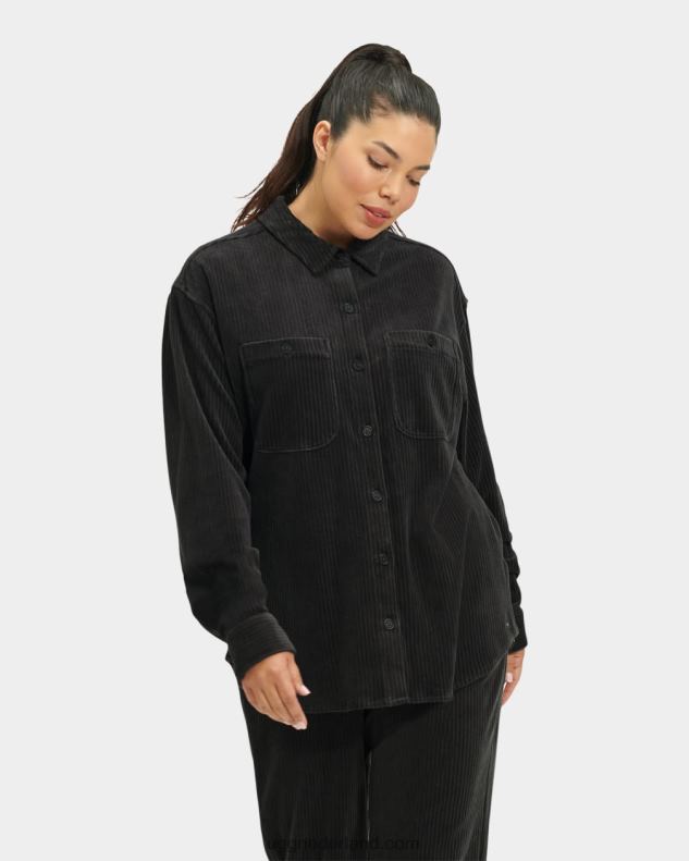 vrouwen inkt UGG engelwortel top met knopen 686ZP1118