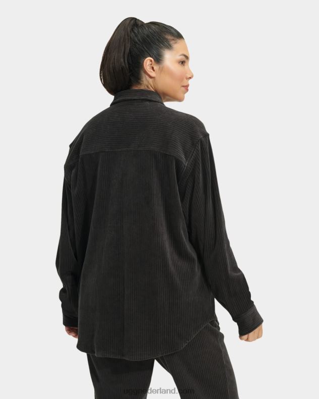 vrouwen inkt UGG engelwortel top met knopen 686ZP1118