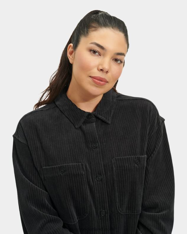 vrouwen inkt UGG engelwortel top met knopen 686ZP1118