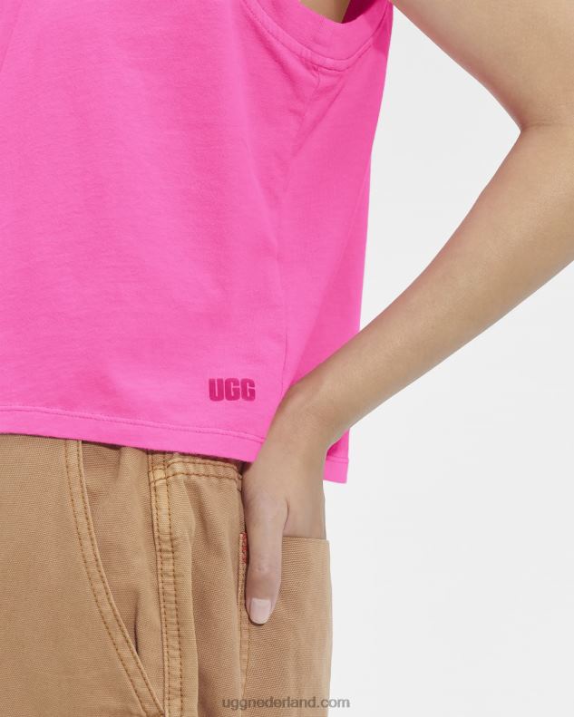 vrouwen tof roze UGG soni spier tank 686ZP127