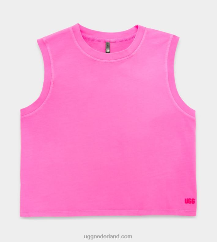 vrouwen tof roze UGG soni spier tank 686ZP127