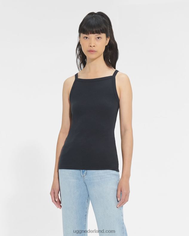 vrouwen zwart UGG rory geribbelde tank 686ZP1210