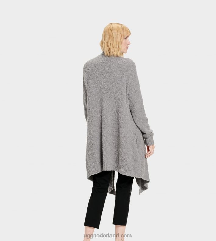 vrouwen grijs UGG Phoebe wikkel vest 686ZP1179