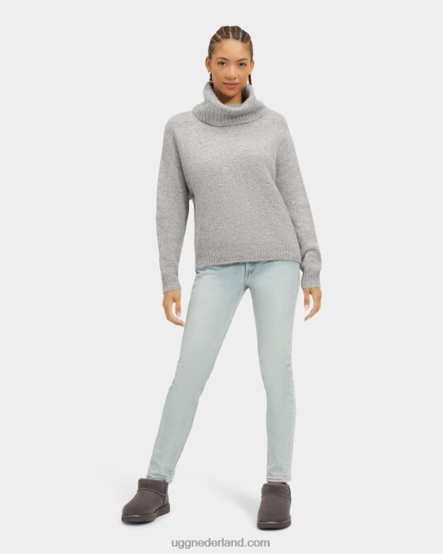 vrouwen grijze heide UGG lylah coltrui 686ZP91