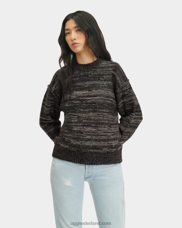 vrouwen inkt multi UGG avianna trui met ronde hals 686ZP1064