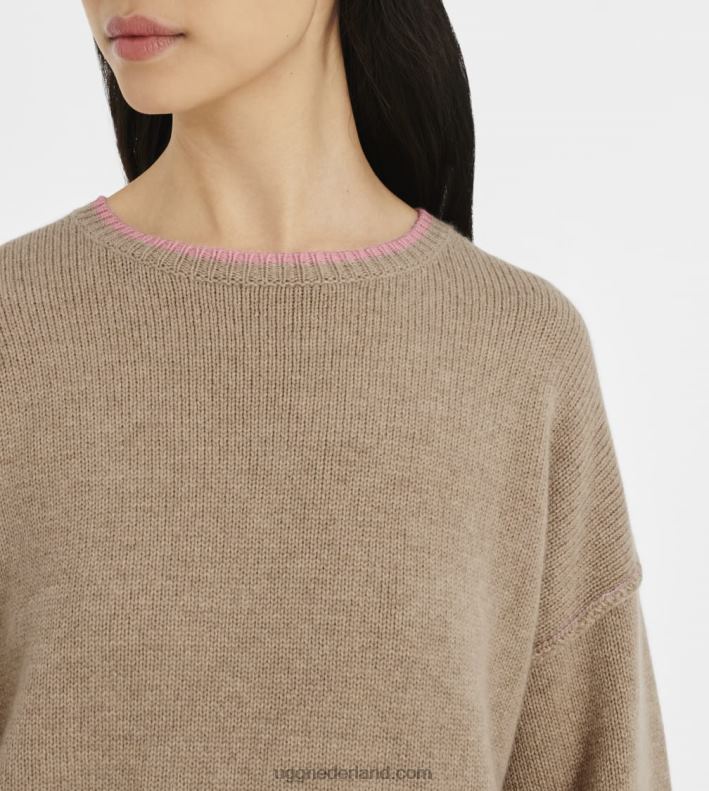 vrouwen kameel II UGG renata trui van kasjmiermix 686ZP1159