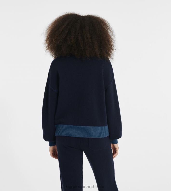 vrouwen marine UGG renata trui van kasjmiermix 686ZP131