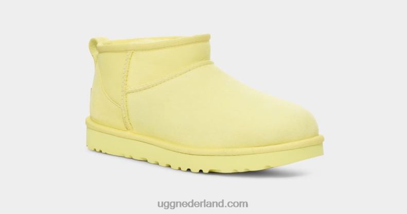 vrouwen Citroen limoen UGG klassieke ultramini 686ZP639