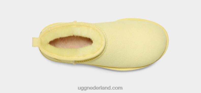 vrouwen Citroen limoen UGG klassieke ultramini 686ZP639