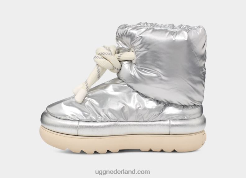 vrouwen Metallisch zilver UGG klassieke maxi short metallic 686ZP736