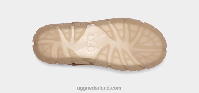 vrouwen bruingrijs UGG klassiek ultra mini-monogram 686ZP2138