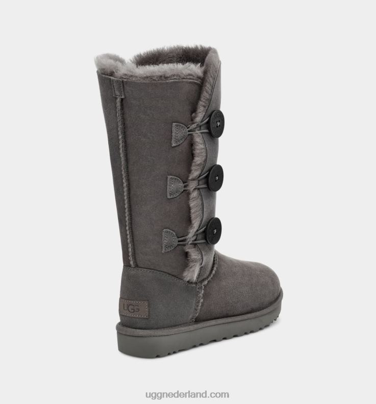 vrouwen grijs UGG bailey button triplet ii laars 686ZP366