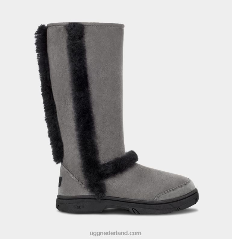 vrouwen grijs zwart UGG zonnestraal hoog 686ZP595
