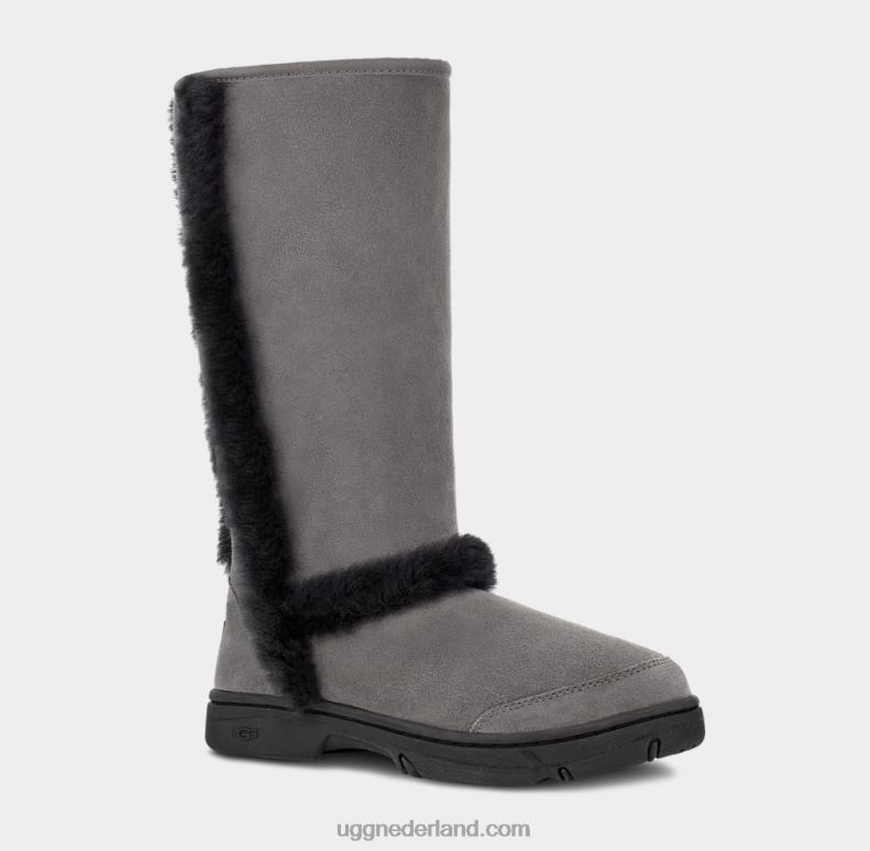 vrouwen grijs zwart UGG zonnestraal hoog 686ZP595