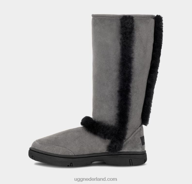 vrouwen grijs zwart UGG zonnestraal hoog 686ZP595