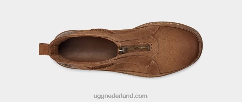 vrouwen kastanje UGG gedeconstrueerde ritssluiting aan de voorkant 686ZP692