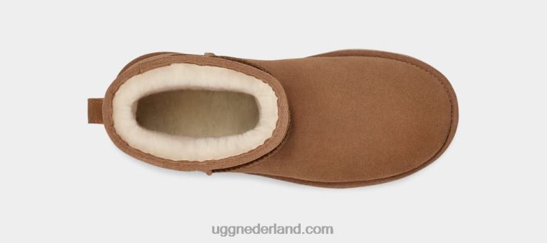 vrouwen kastanje UGG klassiek miniplatform 686ZP348