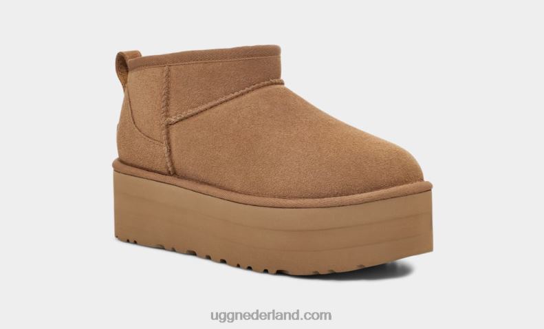 vrouwen kastanje UGG klassiek ultra mini-platform 686ZP588