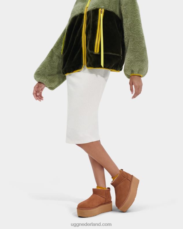 vrouwen kastanje UGG klassiek ultra mini-platform 686ZP588