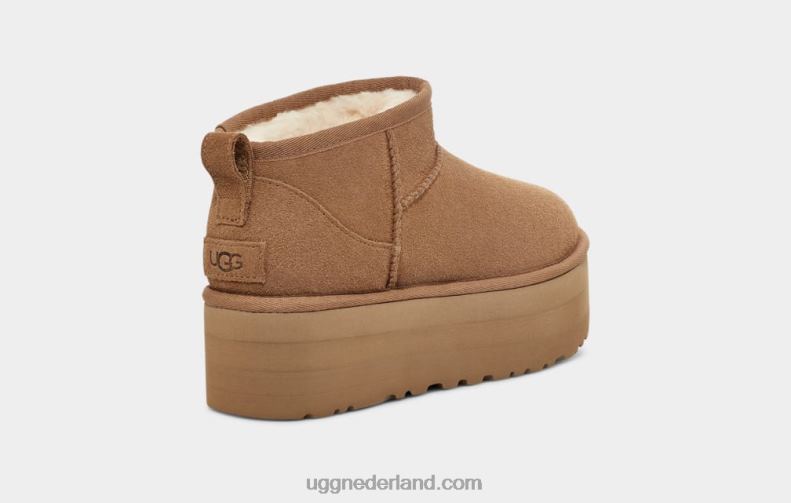 vrouwen kastanje UGG klassiek ultra mini-platform 686ZP588