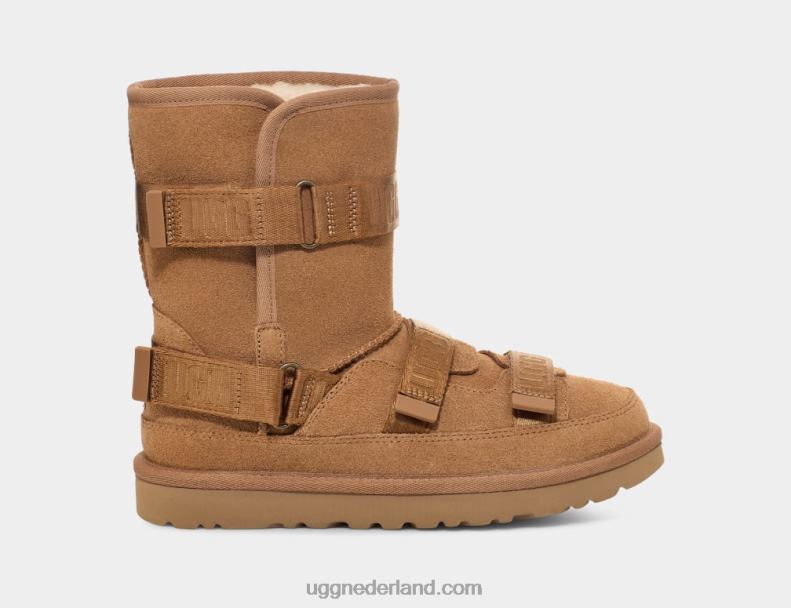vrouwen kastanje UGG klassieke korte hybride 686ZP851