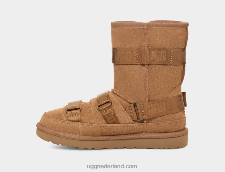 vrouwen kastanje UGG klassieke korte hybride 686ZP851