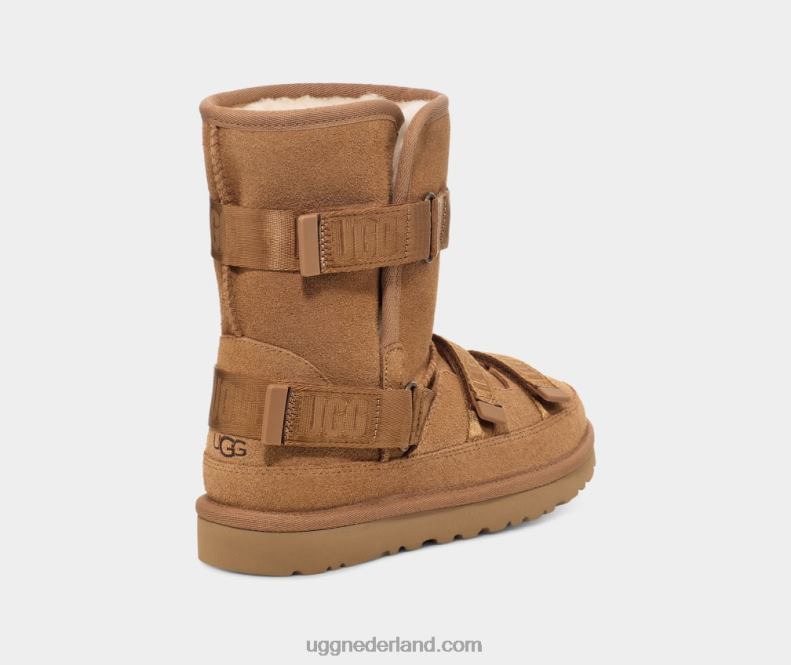 vrouwen kastanje UGG klassieke korte hybride 686ZP851