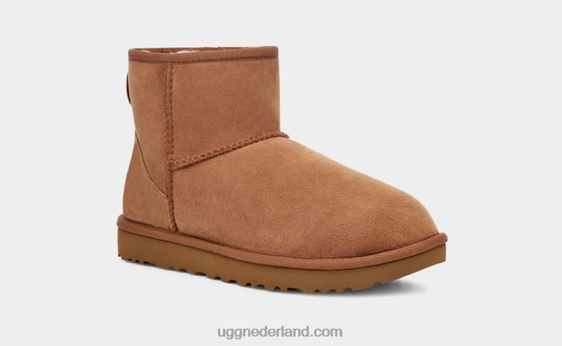 vrouwen kastanje UGG klassieke mini ii laars 686ZP473