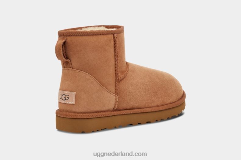 vrouwen kastanje UGG klassieke mini ii laars 686ZP473