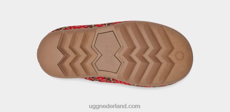 vrouwen kastanje UGG maxi erfgoed gevlochten klomp 686ZP698