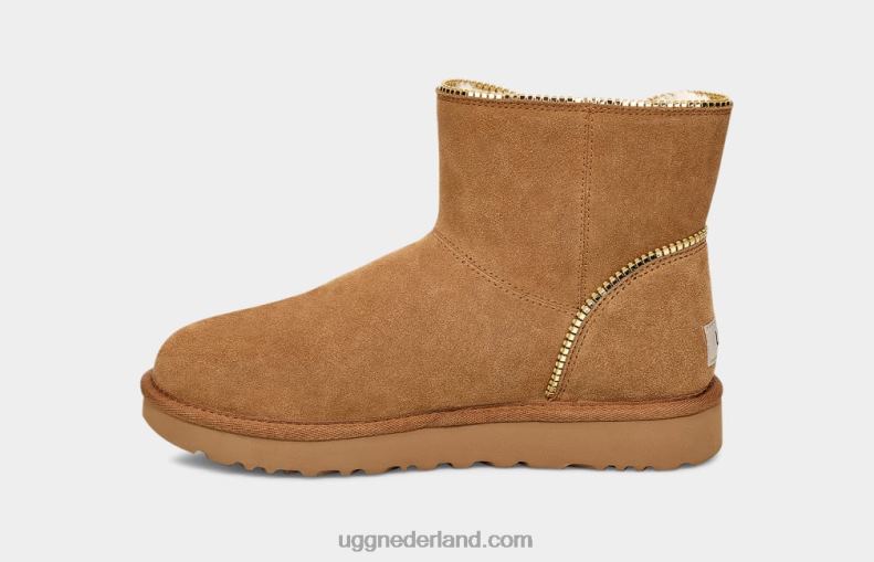 vrouwen kastanje UGG mini-florence 686ZP30