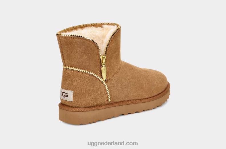 vrouwen kastanje UGG mini-florence 686ZP30