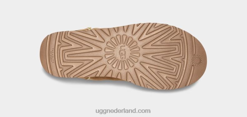 vrouwen kastanje UGG mini-florence 686ZP30