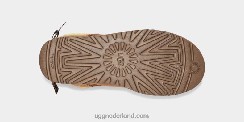 vrouwen kastanje UGG mini vestingmuur geruite punk 686ZP859