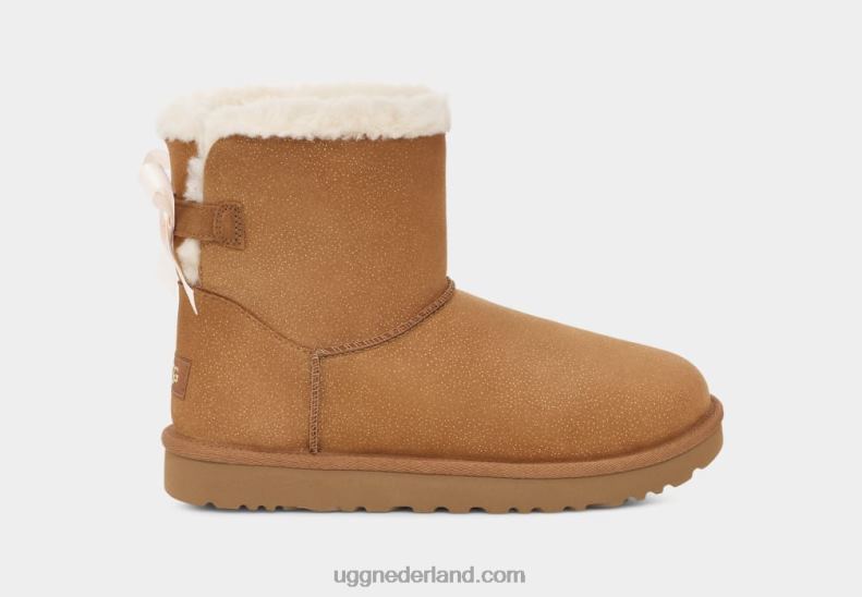 vrouwen kastanje UGG mini vestingmuur twinkle 686ZP628
