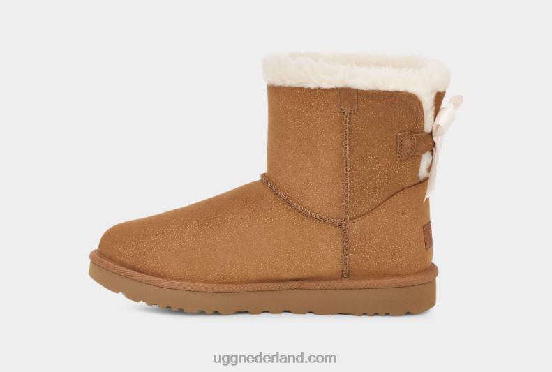 vrouwen kastanje UGG mini vestingmuur twinkle 686ZP628
