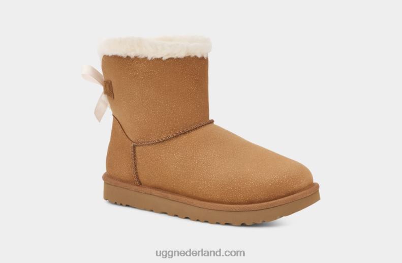 vrouwen kastanje UGG mini vestingmuur twinkle 686ZP628