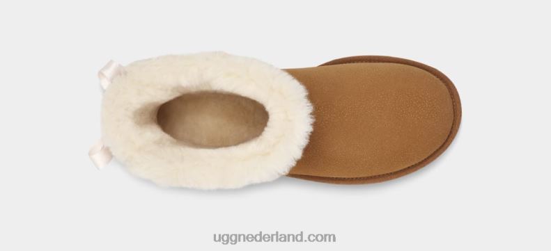 vrouwen kastanje UGG mini vestingmuur twinkle 686ZP628