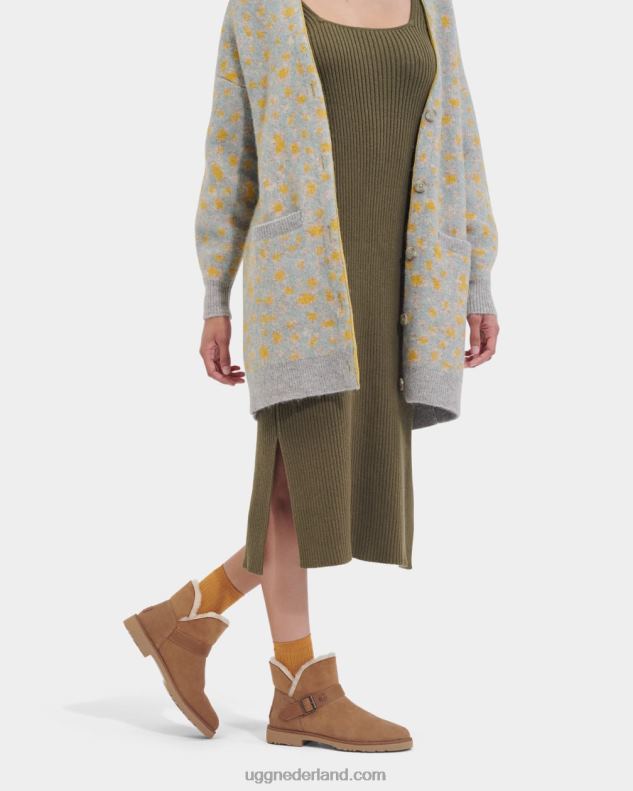 vrouwen kastanje UGG romely korte gesp 686ZP2129