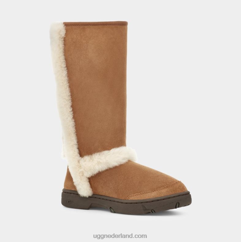 vrouwen kastanje UGG zonnestraal hoog 686ZP594