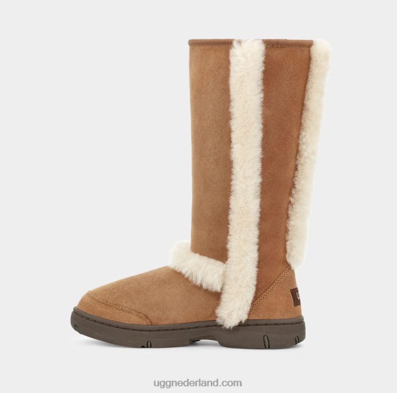 vrouwen kastanje UGG zonnestraal hoog 686ZP594