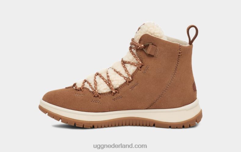 vrouwen kastanje suède UGG erfgoed aan het meer midden 686ZP710