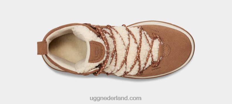 vrouwen kastanje suède UGG erfgoed aan het meer midden 686ZP710