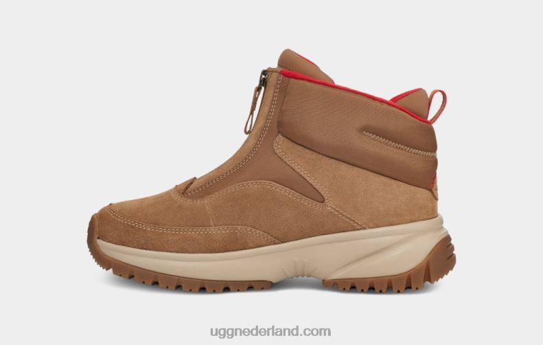 vrouwen kastanje suède UGG je korte ritssluiting 686ZP57