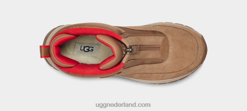 vrouwen kastanje suède UGG je korte ritssluiting 686ZP57