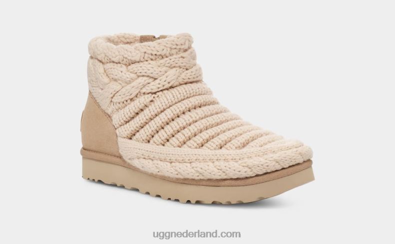vrouwen natuurlijk UGG klassieke mini grof breisel 686ZP703