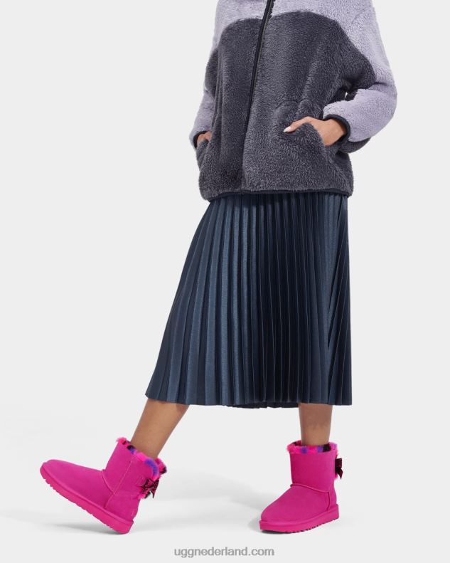 vrouwen rots roos UGG mini vestingmuur geruite punk 686ZP861