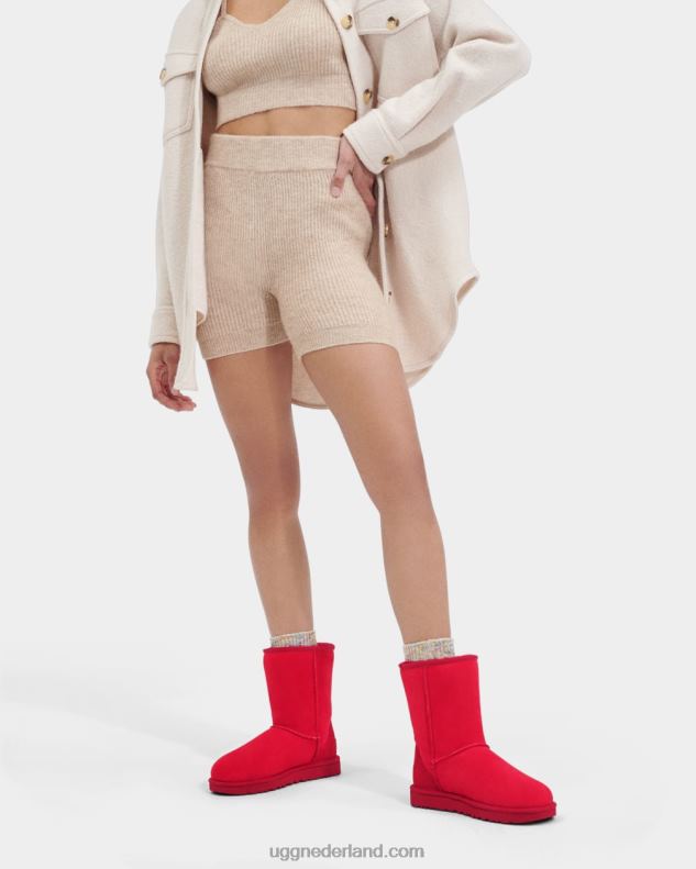 vrouwen samba rood tnl UGG klassieke korte ii laars 686ZP718