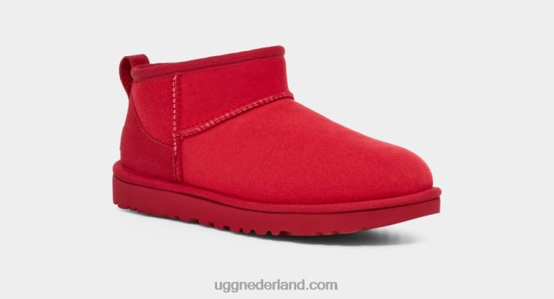 vrouwen samba rood tnl UGG klassieke ultramini 686ZP635
