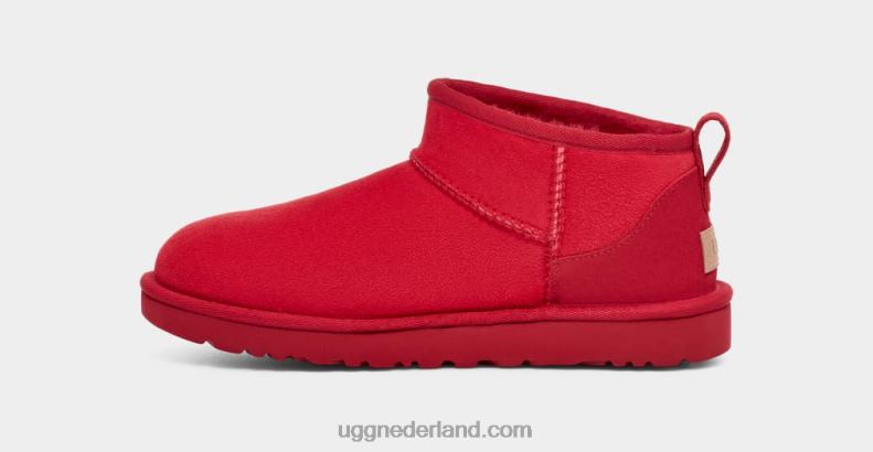 vrouwen samba rood tnl UGG klassieke ultramini 686ZP635